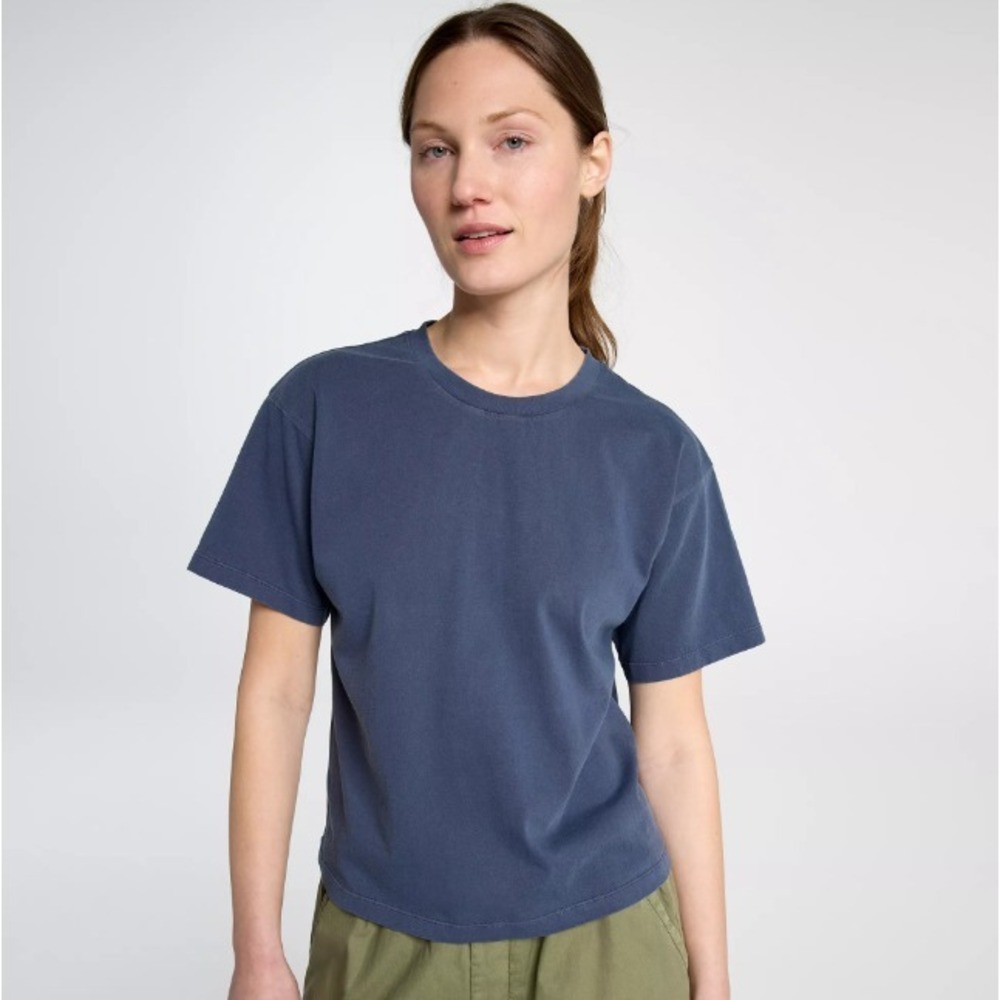 Alpine Design® Women's XS Solid Short Sleeve Hike Tee‎ in Mountain Lake